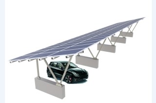 Carport solar mounting systems